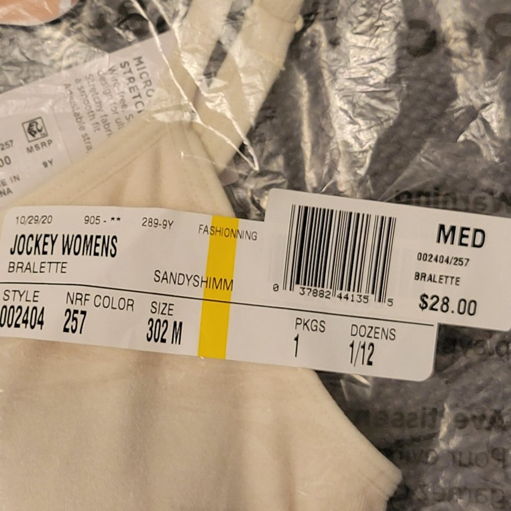 ⚡️FLASH SALE⚡️🎊HP🎊NWT JOCKEY MicroModern Seamless CamiStrap Bralette 3 Avail - Picture 11 of 11